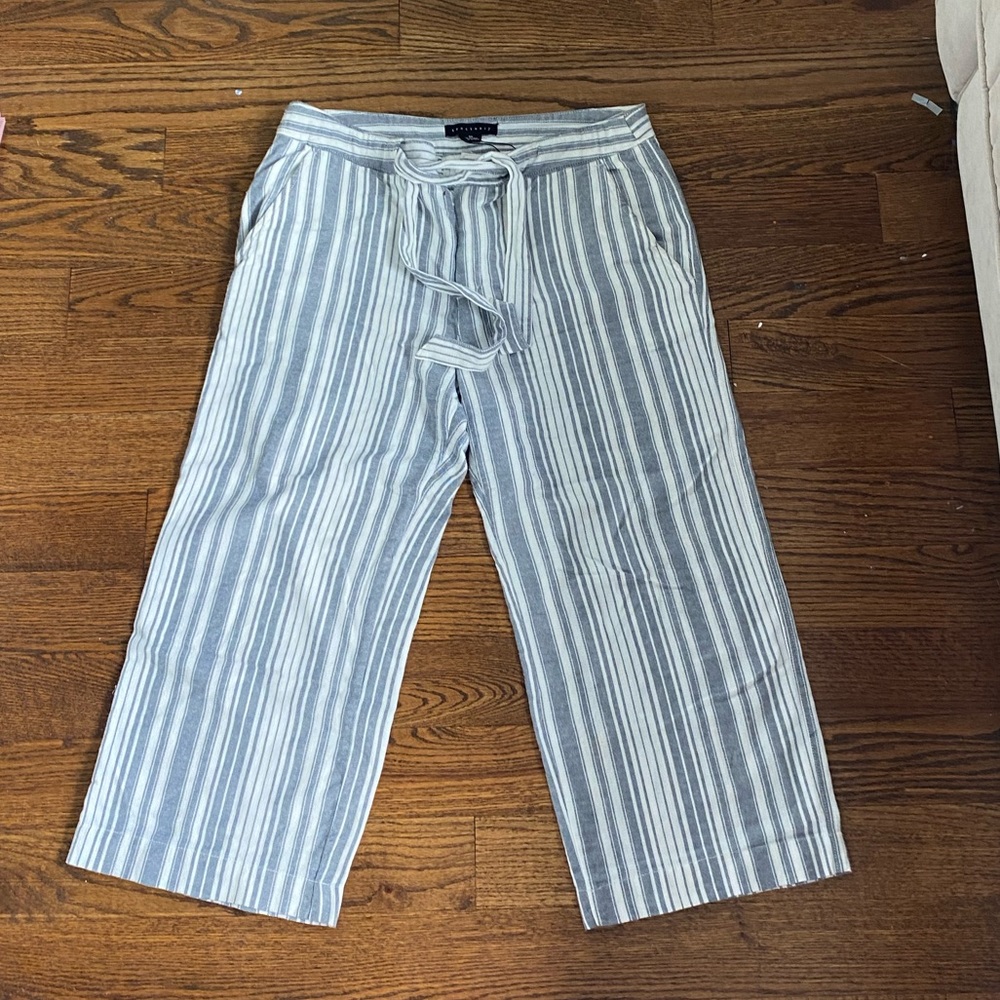 Sanctuary Striped Tie Pants 30